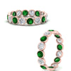 Load image into Gallery viewer, 2.40-carat-emerald-bezel-eternity-ring-in-rose-gold-FDEWB10558-0.15CTGEMGRANGLE3-NL-RG