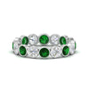 Load image into Gallery viewer, 2.40-carat-emerald-bezel-eternity-ring-in-white-gold-FDEWB10558-0.15CTGEMGRANGLE3-NL-WG