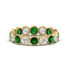 Load image into Gallery viewer, 2.40-carat-emerald-bezel-eternity-ring-in-yellow-gold-FDEWB10558-0.15CTGEMGRANGLE3-NL-YG