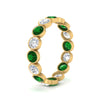 Load image into Gallery viewer, 2.40-carat-emerald-bezel-eternity-ring-in-yellow-gold-FDEWB10558-0.15CTGEMGRANGLE3-NL-YG