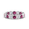 Load image into Gallery viewer, 2.40-carat-pink-sapphire-bezel-eternity-ring-in-white-gold-FDEWB10558-0.15CTGSADRPIANGLE3-NL-WG