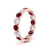 Load image into Gallery viewer, 2.40-carat-ruby-bezel-eternity-ring-in-rose-gold-FDEWB10558-0.15CTGRUDRANGLE3-NL-RG