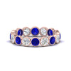 Load image into Gallery viewer, 2.40-carat-sapphire-bezel-eternity-ring-in-rose-gold-FDEWB10558-0.15CTGSABLANGLE3-NL-RG