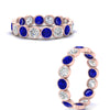 Load image into Gallery viewer, 2.40-carat-sapphire-bezel-eternity-ring-in-rose-gold-FDEWB10558-0.15CTGSABLANGLE3-NL-RG
