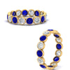 Load image into Gallery viewer, 2.40-carat-sapphire-bezel-eternity-ring-in-yellow-gold-FDEWB10558-0.15CTGSABLANGLE3-NL-YG