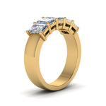 Load image into Gallery viewer, 2.5-ct.-diamond-radiant-5-stone-wedding-band-in-yellow-gold-FD8008RABHAND-2.5CT-NL-YG.jpg
