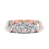 Load image into Gallery viewer, 2.50-carat-5-Stone-Pear-Diamond-Anniversary-Ring-in-rose-gold-fdwb8008pesleep-2.50ct-nl-rg.jpg
