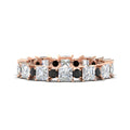 Thumbnail 64 - 2.50-carat-art-deco-princess-diamond-eternity-band-with-black-diamond-in-rose-gold-fdewb10256prgblacksleep-3.00mm-nl-rg