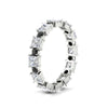 Load image into Gallery viewer, 2.50-carat-art-deco-princess-diamond-eternity-band-with-black-diamond-in-white-gold-fdewb10256prgblackangle2-3.00mm-nl-wg
