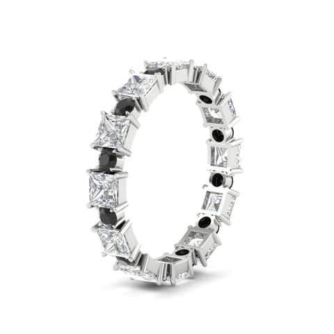 2.50-carat-art-deco-princess-diamond-eternity-band-with-black-diamond-in-white-gold-fdewb10256prgblackangle2-3.00mm-nl-wg