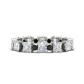 Thumbnail 28 - 2.50-carat-art-deco-princess-diamond-eternity-band-with-black-diamond-in-white-gold-fdewb10256prgblacksleep-3.00mm-nl-wg