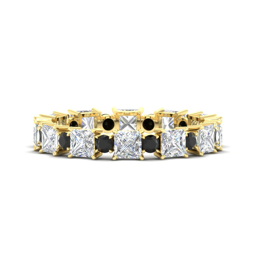 2.50-carat-art-deco-princess-diamond-eternity-band-with-black-diamond-in-yellow-gold-fdewb10256prgblacksleep-3.00mm-nl-yg
