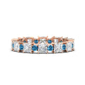 Thumbnail 68 - 2.50-carat-art-deco-princess-diamond-eternity-band-with-blue-topaz-in-rose-gold-fdewb10256prgicbltosleep-3.00mm-nl-rg