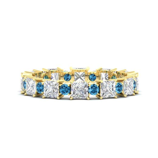 2.50-carat-art-deco-princess-diamond-eternity-band-with-blue-topaz-in-yellow-gold-fdewb10256prgicbltosleep-3.00mm-nl-yg