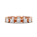 Thumbnail 52 - 2.50-carat-art-deco-princess-diamond-eternity-band-with-orange-saphhire-in-rose-gold-fdewb10256prgsaorsleep-3.00mm-nl-rg