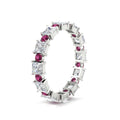 Thumbnail 15 - 2.50-carat-art-deco-princess-diamond-eternity-band-with-pink-sapphire-in-white-gold-fdewb10256prgsadrpiangle2-3.00mm-nl-wg