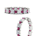 Thumbnail 13 - 2.50-carat-art-deco-princess-diamond-eternity-band-with-pink-sapphire-in-white-gold-fdewb10256prgsadrpiangle3-3.00mm-nl-wg