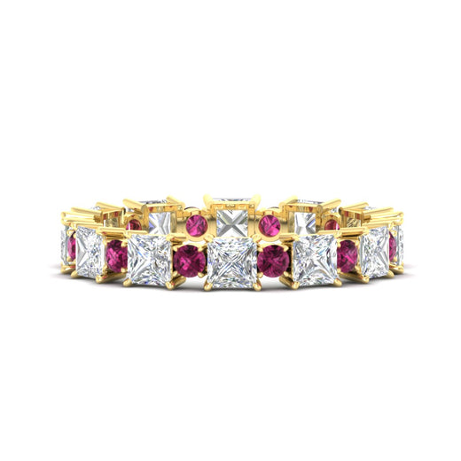 2.50-carat-art-deco-princess-diamond-eternity-band-with-pink-sapphire-in-yellow-gold-fdewb10256prgsadrpisleep-3.00mm-nl-yg