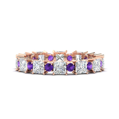 2.50-carat-art-deco-princess-diamond-eternity-band-with-purple-amethyst-in-rose-gold-fdewb10256prgvitosleep-3.00mm-nl-rg