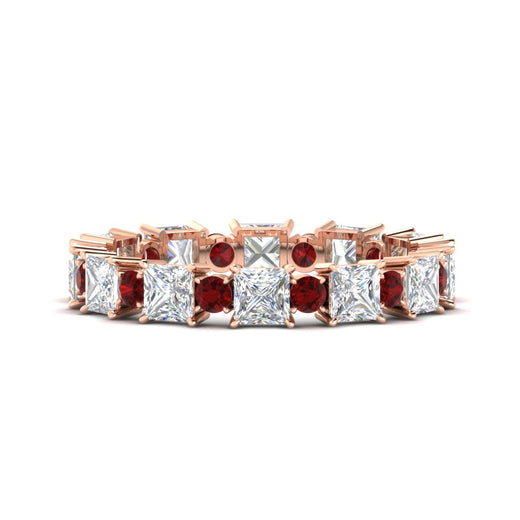 2.50-carat-art-deco-princess-diamond-eternity-band-with-ruby-in-rose-gold-fdewb10256prgrudrsleep-3.00mm-nl-rg