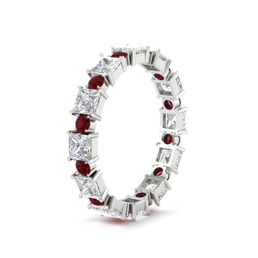2.50-carat-art-deco-princess-diamond-eternity-band-with-ruby-in-white-gold-fdewb10256prgrudrangle2-3.00mm-nl-wg