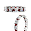 Load image into Gallery viewer, 2.50-carat-art-deco-princess-diamond-eternity-band-with-ruby-in-white-gold-fdewb10256prgrudrangle3-3.00mm-nl-wg