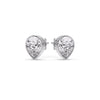Load image into Gallery viewer, Half Carat Diamond Pear Drop Stud Bezel Earring