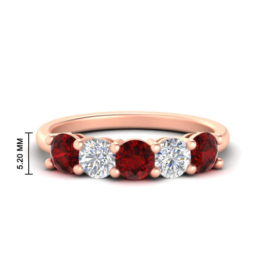 2.50-carat-five-stone-diamond-and-ruby-wedding-ring-in-rose-gold-FDENS141ROBGRUDRANGLE3-2.50CT-NL-RG