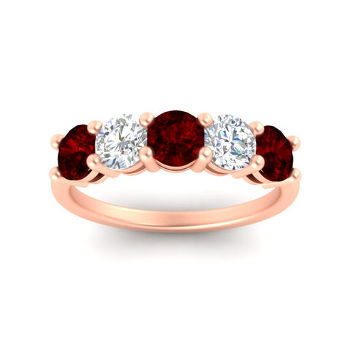 2.50-carat-five-stone-diamond-and-ruby-wedding-ring-in-rose-gold-FDENS141ROBGRUDRANGLE3-2.50CT-NL-RG