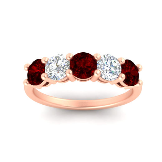 2.50-carat-five-stone-diamond-and-ruby-wedding-ring-in-rose-gold-FDENS141ROBGRUDRANGLE3-2.50CT-NL-RG