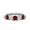 Load image into Gallery viewer, 2.50-carat-five-stone-diamond-and-ruby-wedding-ring-in-white-gold-FDENS141ROBGRUDRANGLE3-2.50CT-NL-WG