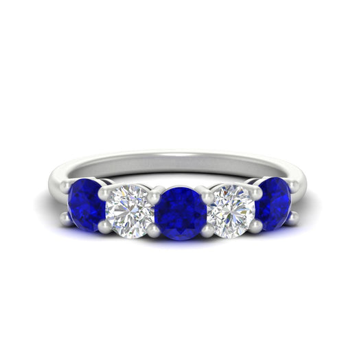 2.50-carat-five-stone-diamond-and-sapphire-wedding-ring-in-white-gold-FDENS141ROBGSABLANGLE3-2.50CT-NL-WG