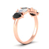Load image into Gallery viewer, 2.50-carat-five-stone-pear-wedding-black-diamond-band-in-rose-gold-fdwb8008peblackangle2-2.50ct-nl-rg.jpg