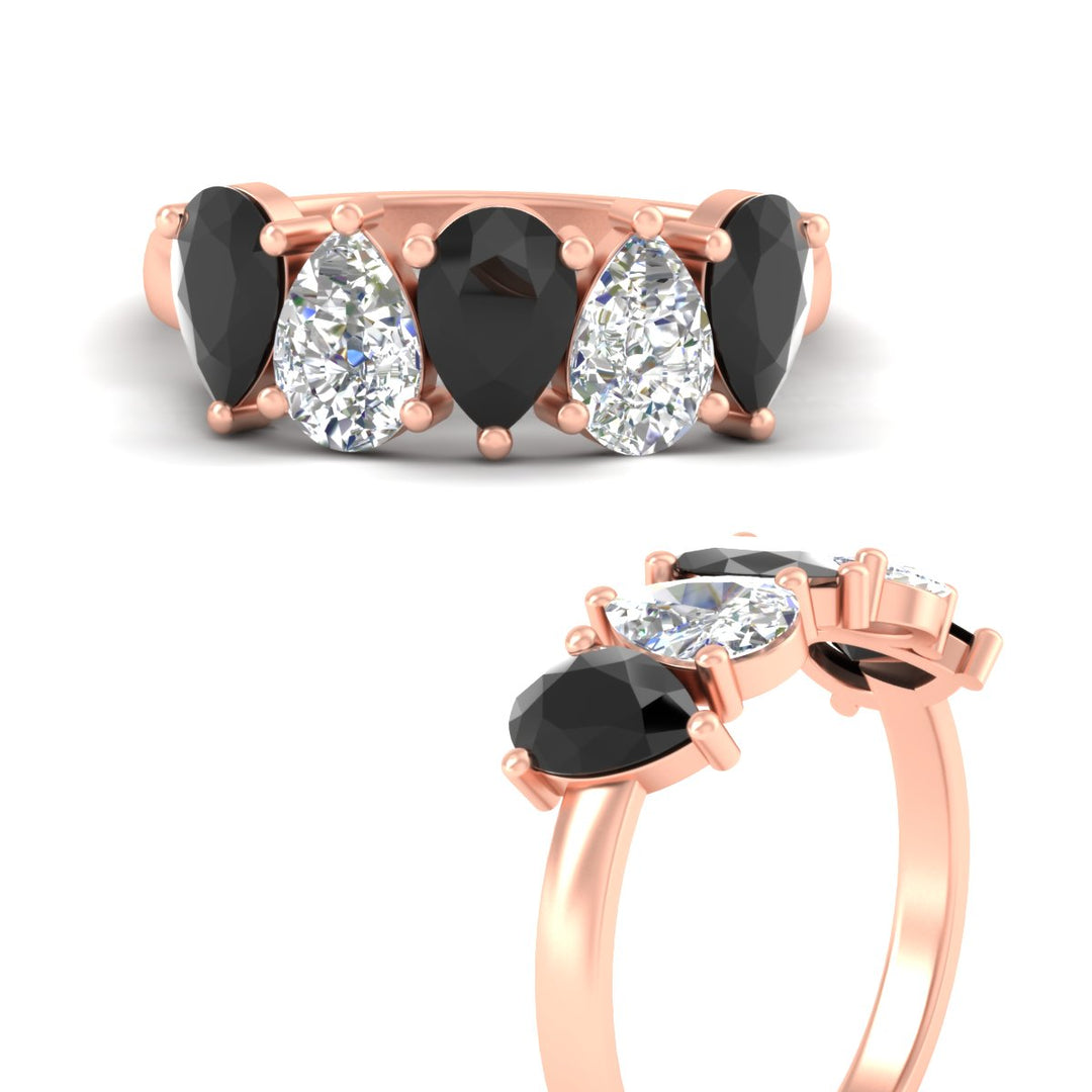 2.50-carat-five-stone-pear-wedding-black-diamond-band-in-rose-gold-fdwb8008peblackangle3-2.50ct-nl-rg.jpg