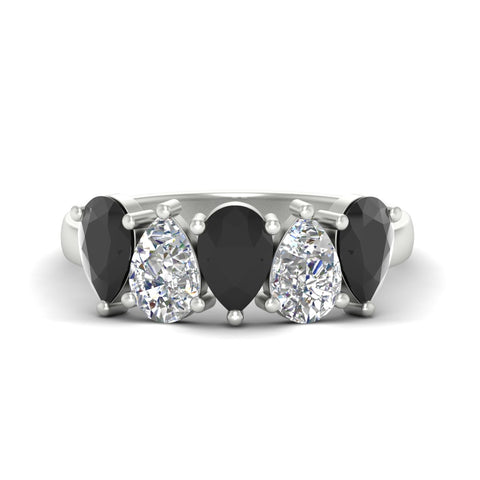 2.50-carat-five-stone-pear-wedding-black-diamond-band-in-white-gold-fdwb8008peblacksleep-2.50ct-nl-wg.jpg