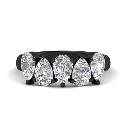 2.50-carat-five-stone-pear-wedding-diamond-band-in-black-gold-fdwb8008pesleep-2.50ct-nl-bg