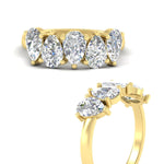 Load image into Gallery viewer, 2.50-carat-five-stone-pear-wedding-diamond-band-in-yellow-gold-fdwb8008peangle3-2.50ct-nl-yg.jpg