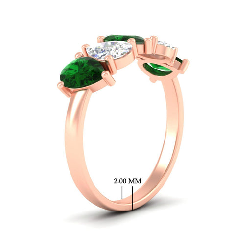 2.50-carat-five-stone-pear-wedding-emerald-band-in-rose-gold-fdwb8008pegemgrangle2-2.50ct-nl-rg-hw.jpg