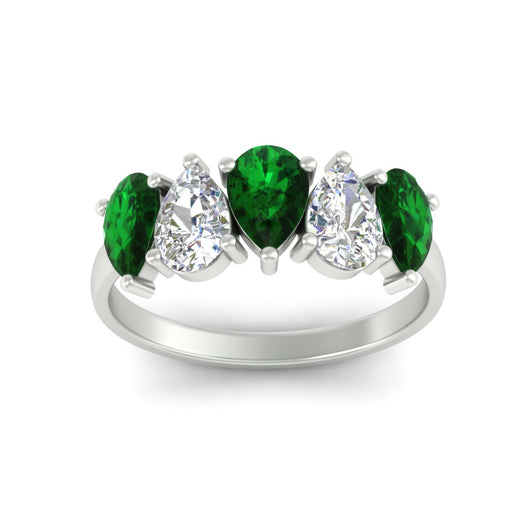2.50-carat-five-stone-pear-wedding-emerald-band-in-white-gold-fdwb8008pegemgrangle5-2.50ct-nl-wg.jpg