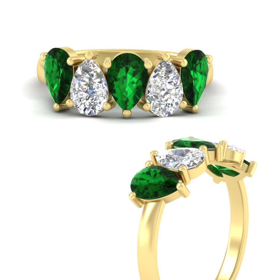 2.50-carat-five-stone-pear-wedding-emerald-band-in-yellow-gold-fdwb8008pegemgrangle3-2.50ct-nl-yg.jpg