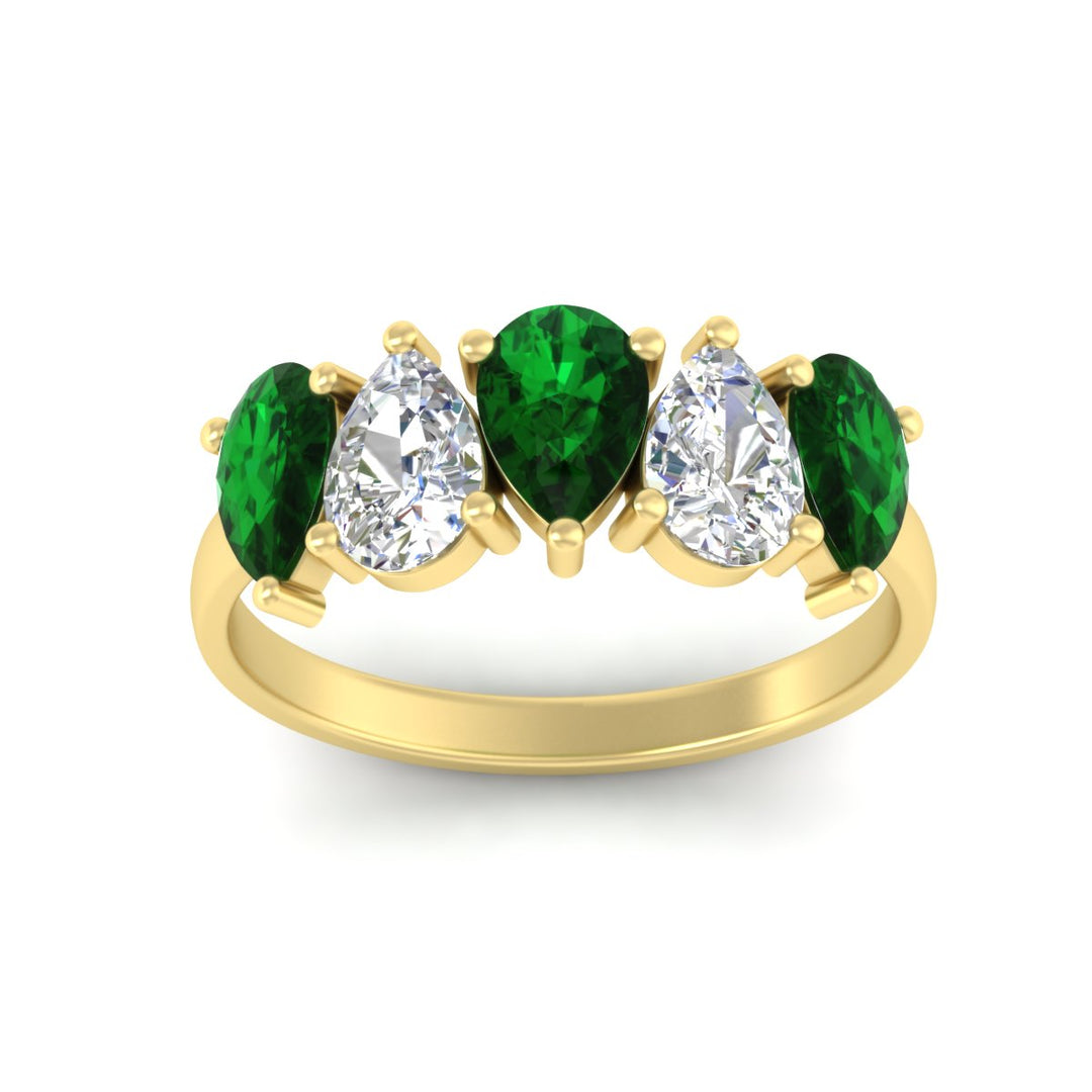 2.50-carat-five-stone-pear-wedding-emerald-band-in-yellow-gold-fdwb8008pegemgrangle5-2.50ct-nl-yg.jpg