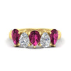 Load image into Gallery viewer, 2.50-carat-five-stone-pear-wedding-pink-sapphire-band-in-yellow-gold-fdwb8008pegsadrpisleep-2.50ct-nl-yg.jpg