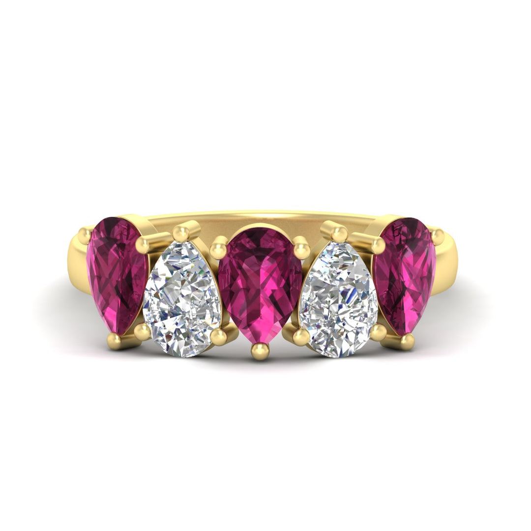2.50-carat-five-stone-pear-wedding-pink-sapphire-band-in-yellow-gold-fdwb8008pegsadrpisleep-2.50ct-nl-yg.jpg