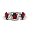 Load image into Gallery viewer, 2.50-carat-five-stone-pear-wedding-ruby-band-in-white-gold-fdwb8008pegrudrsleep-2.50ct-nl-wg.jpg