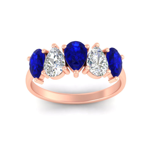 2.50-carat-five-stone-pear-wedding-sapphire-band-in-rose-gold-fdwb8008pegsablangle5-2.50ct-nl-rg.jpg