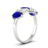 Load image into Gallery viewer, 2.50-carat-five-stone-pear-wedding-sapphire-band-in-white-gold-fdwb8008pegsablangle2-2.50ct-nl-wg.jpg