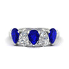 Load image into Gallery viewer, 2.50-carat-five-stone-pear-wedding-sapphire-band-in-white-gold-fdwb8008pegsablsleep-2.50ct-nl-wg.jpg
