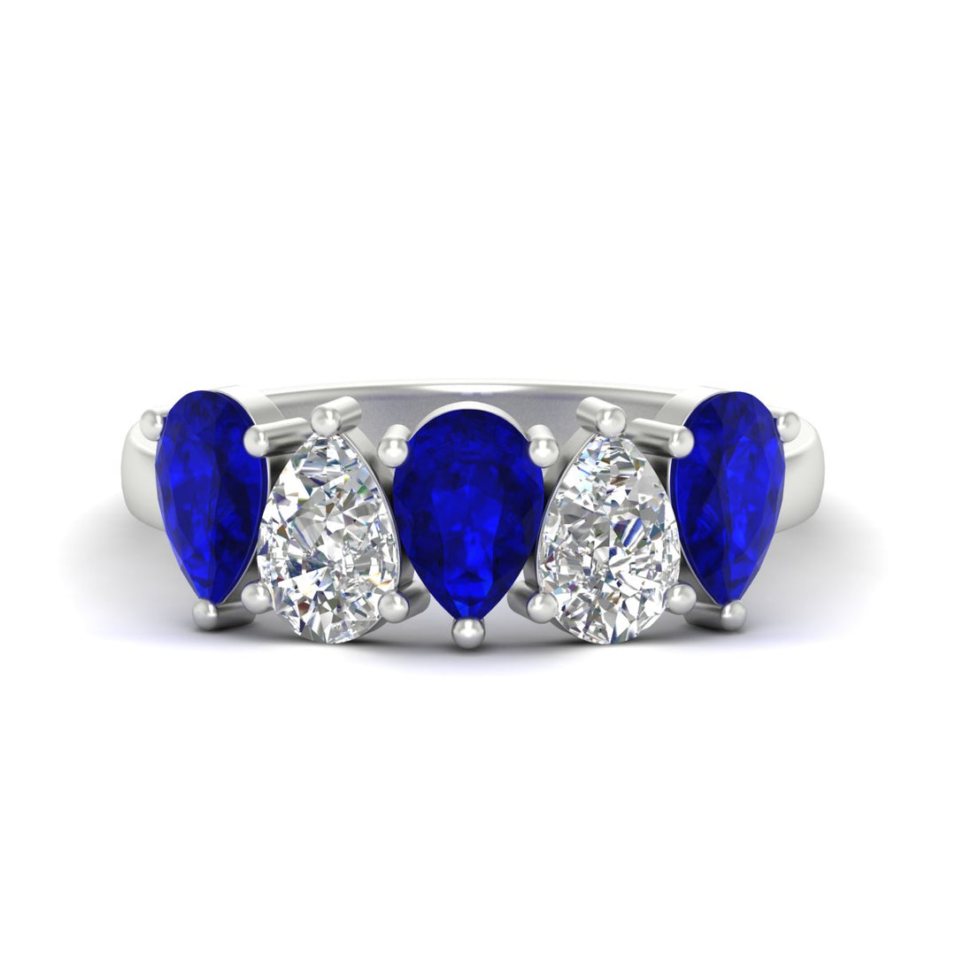 2.50-carat-five-stone-pear-wedding-sapphire-band-in-white-gold-fdwb8008pegsablsleep-2.50ct-nl-wg.jpg