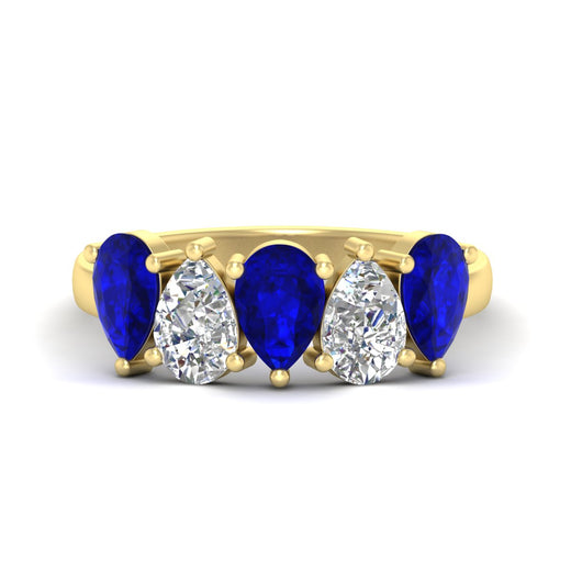 2.50-carat-five-stone-pear-wedding-sapphire-band-in-yellow-gold-fdwb8008pegsablsleep-2.50ct-nl-yg.jpg