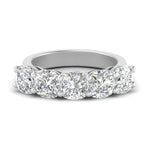 Load image into Gallery viewer, 2.50-carat-five-stone-wedding-band-cushion-cut-in-white-gold-FD8008CUB-2.5CT-NL-WG.jpg